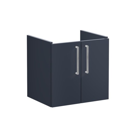 VitrA Root Flat 60cm 2 Door Wall Hung Washbasin Unit - Matt