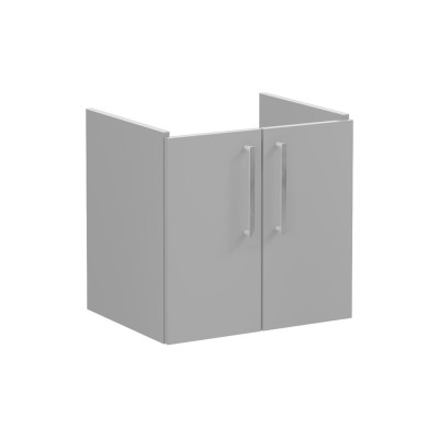 VitrA Root Flat 60cm 2 Door Wall Hung Washbasin Unit - Matt