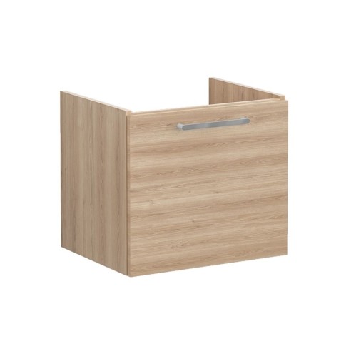 VitrA Root Flat 60cm 1 Drawer Washbasin Unit - Natural Oak |