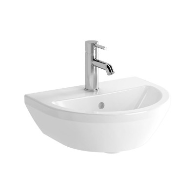 VitrA Integra 450x360mm 1TH Basin w/Overflow - White | Basin