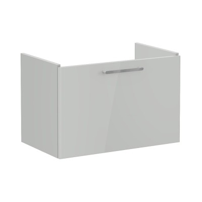 VitrA Root Flat 80cm 1 Drawer Washbasin Unit - Shiny Pearl G