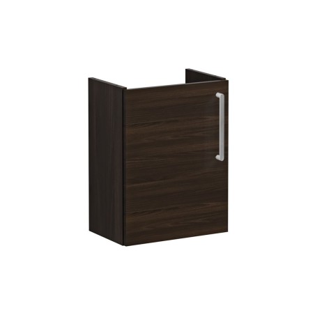 VitrA Root Flat 40cm 1 Door Wall Hung Slim Washbasin Unit (L