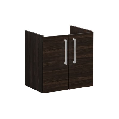 VitrA Root Flat 60cm 2 Door Wall Hung Slim Washbasin Unit -