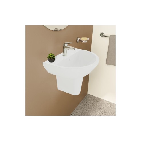 VitrA Integra 450x360mm 1TH Basin w/Overflow - White | Basin
