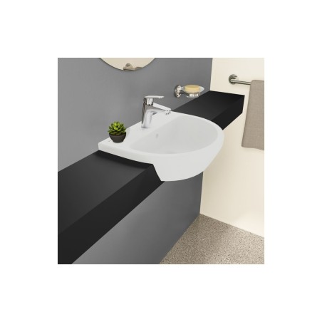 VitrA Integra 450x360mm 1TH Basin w/Overflow - White | Basin