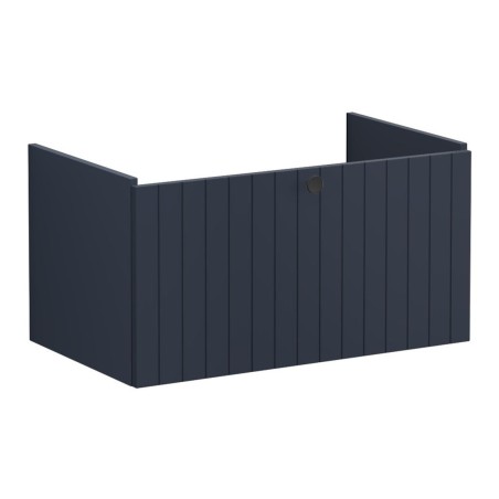 VitrA Root Groove 80cm 1 Drawer Washbasin Unit - Matt Dark B