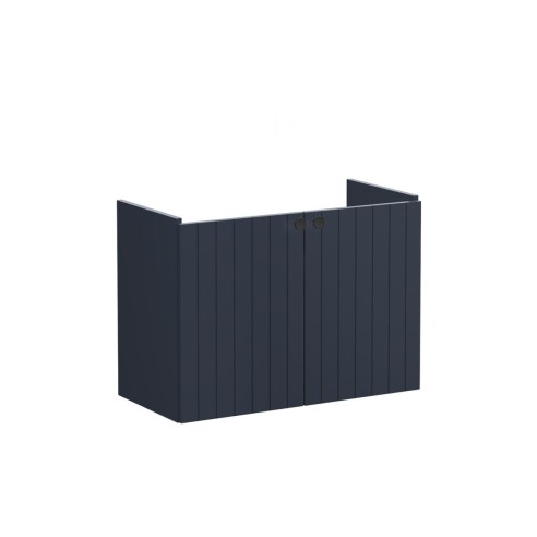 VitrA Root Groove 80cm 2 Door Wall Hung Slim Washbasin Unit