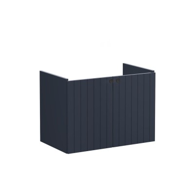 VitrA Root Groove 80cm 2 Door Wall Hung Washbasin Unit - Mat