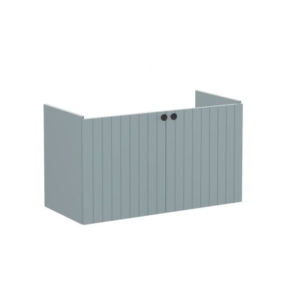VitrA Root Groove 100cm 2 Door Washbasin Unit - Matt Fjord G