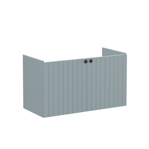 VitrA Root Groove 100cm 2 Door Washbasin Unit - Matt Fjord G
