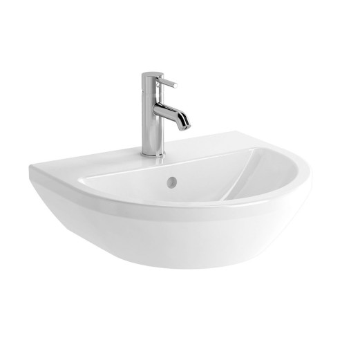VitrA Integra 495x430mm 1TH Basin w/Overflow - White | Basin