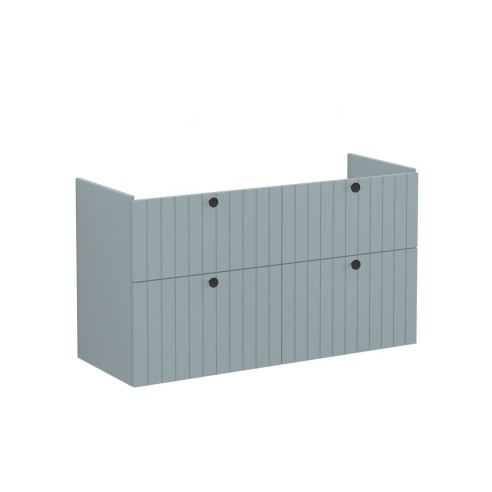 VitrA Root Groove 120cm 4 Drawer Washbasin Unit - Matt Fjord