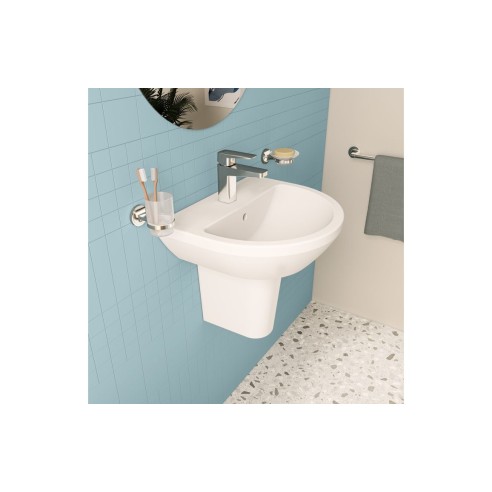 VitrA Integra 495x430mm 1TH Basin w/Overflow - White | Basin