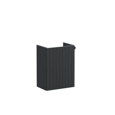 VitrA Root Groove 40cm 1 Door Wall Hung Slim Washbasin Unit