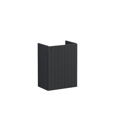 VitrA Root Groove 40cm 1 Door Wall Hung Slim Washbasin Unit