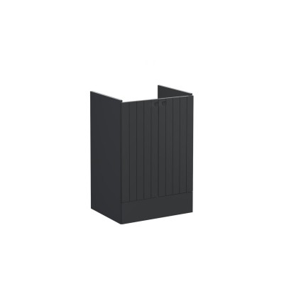 VitrA Root Groove 60cm 2 Door Floor Standing Washbasin Unit