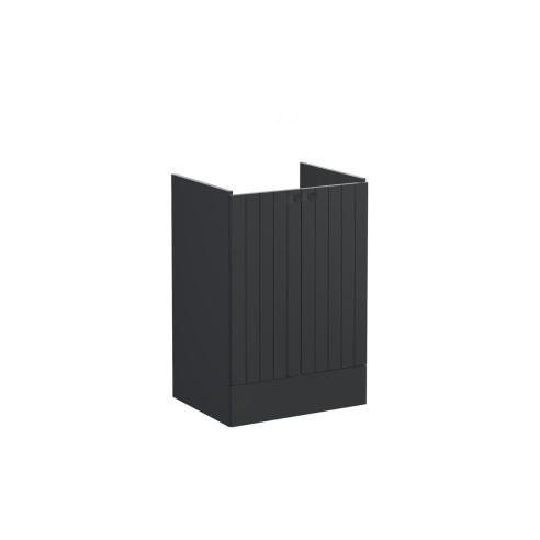 VitrA Root Groove 60cm 2 Door Floor Standing Washbasin Unit