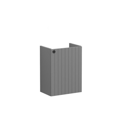 VitrA Root Groove 40cm 1 Door Wall Hung Slim Washbasin Unit