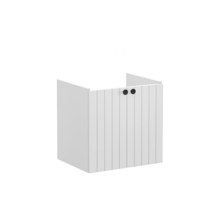 VitrA Root Groove 60cm 2 Door Wall Hung Washbasin Unit - Mat