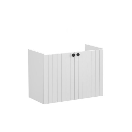 VitrA Root Groove 80cm 2 Door Wall Hung Slim Washbasin Unit