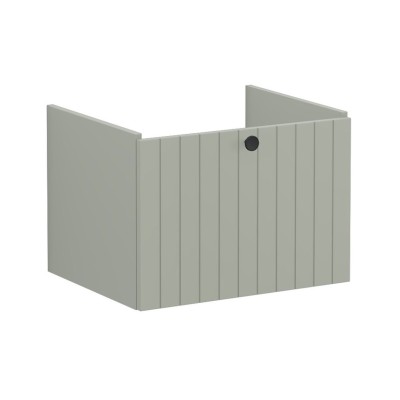 VitrA Root Groove 60cm 1 Drawer Washbasin Unit - Matt Retro