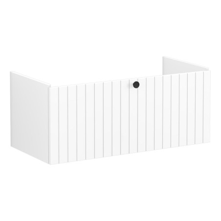 VitrA Root Groove 100cm 1 Drawer Washbasin Unit - Matt White