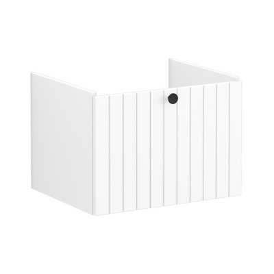 VitrA Root Groove 60cm 1 Drawer Washbasin Unit - Matt White