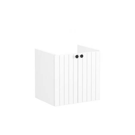 VitrA Root Groove 60cm 2 Door Wall Hung Washbasin Unit - Mat