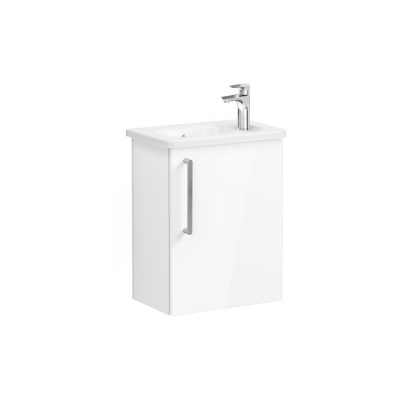 VitrA Zentrum Compact 45cm 1 Door W/H Washbasin Unit (RH Hin