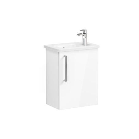 VitrA Zentrum Compact 45cm 1 Door W/H Washbasin Unit (RH Hin