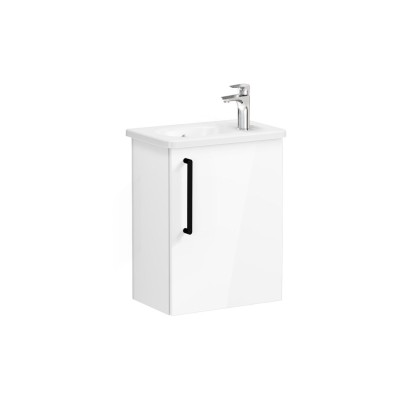 VitrA Zentrum Compact 45cm 1 Door W/H Washbasin Unit (RH Hin 2