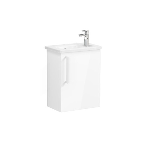 VitrA Zentrum Compact 45cm 1 Door W/H Washbasin Unit (RH Hin