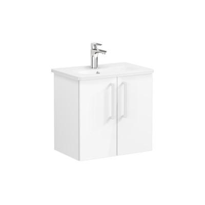 VitrA Zentrum Compact 60cm 2 Door W/H Washbasin Unit - High