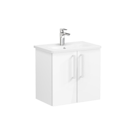 VitrA Zentrum Compact 60cm 2 Door W/H Washbasin Unit - High
