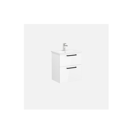 VitrA Zentrum Compact 60cm 2 Drawer W/H Washbasin Unit - Hig