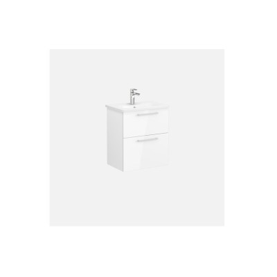 VitrA Zentrum Compact 60cm 2 Drawer W/H Washbasin Unit - Hig 2