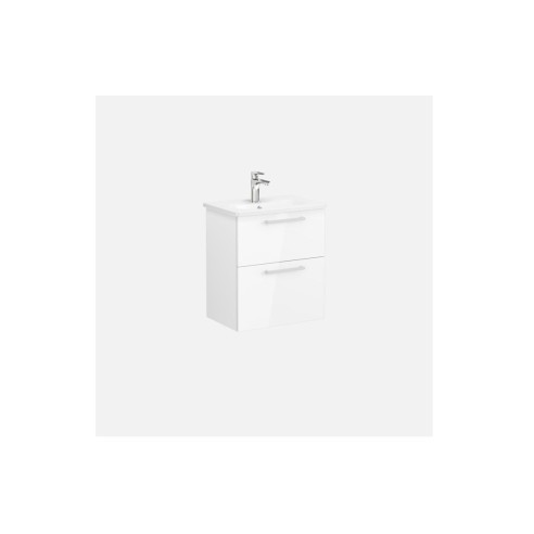VitrA Zentrum Compact 60cm 2 Drawer W/H Washbasin Unit - Hig
