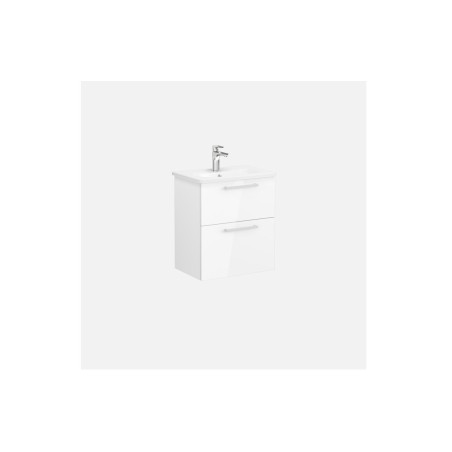 VitrA Zentrum Compact 60cm 2 Drawer W/H Washbasin Unit - Hig