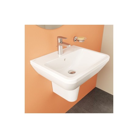 VitrA Integra 550x445mm 1TH Basin w/Overflow - White | Basin