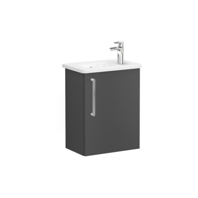 VitrA Zentrum Compact 45cm 1 Door W/H Washbasin Unit (RH Hin