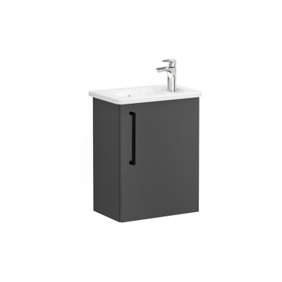 VitrA Zentrum Compact 45cm 1 Door W/H Washbasin Unit (RH Hin 2