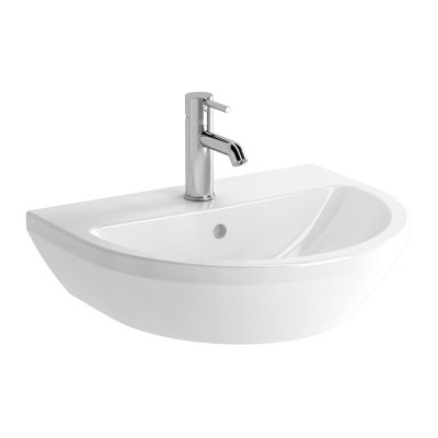 VitrA Integra 550x450mm 1TH Basin w/Overflow - White | Basin