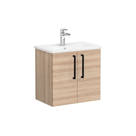 VitrA Zentrum Compact 60cm 2 Door W/H Washbasin Unit - Natur