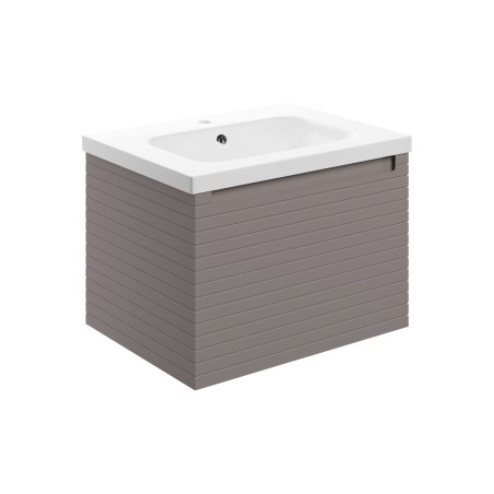 Aveiro 615mm Wall Hung 1 Drawer Basin Unit & 1TH Basin - Mat