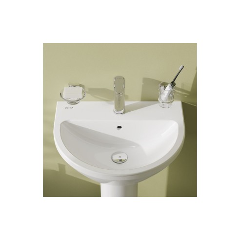 VitrA Integra 550x450mm 1TH Basin w/Overflow - White | Basin