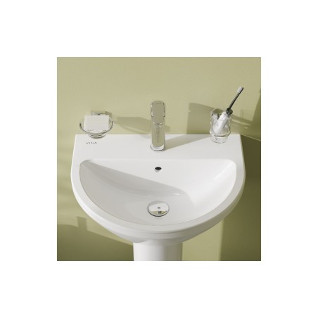 VitrA Integra 550x450mm 1TH Basin w/Overflow - White | Basin