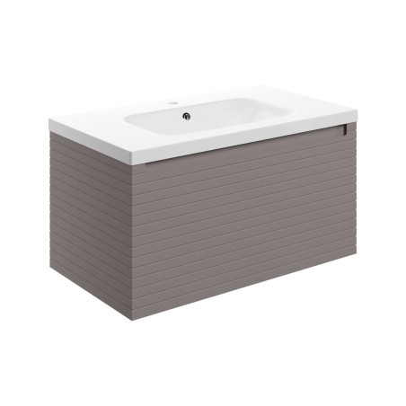 Aveiro 815mm Wall Hung 1 Drawer Basin Unit & 1TH Basin - Mat