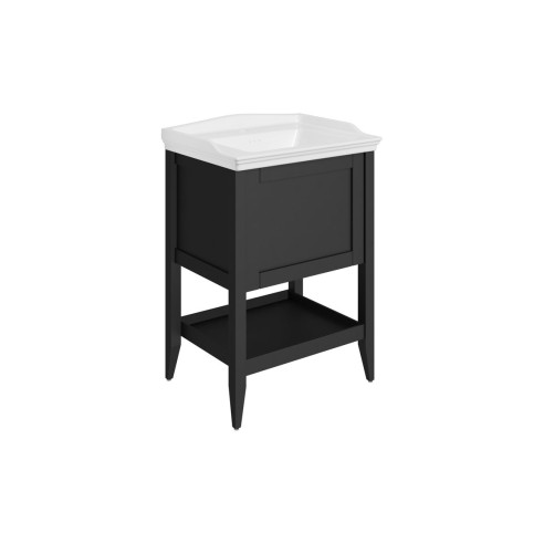 Diaz 650mm Floor Standing 1 Drawer Basin Unit w/Basin - Matt
