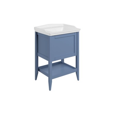 Diaz 650mm Floor Standing 1 Drawer Basin Unit w/Basin - Matt