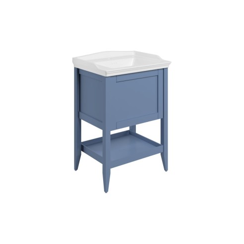 Diaz 650mm Floor Standing 1 Drawer Basin Unit w/Basin - Matt